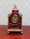 Bracket Clock Burgundy