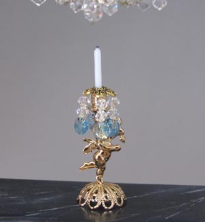 cherub crystal holder