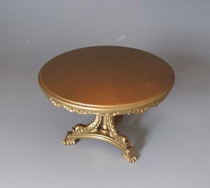 gold table